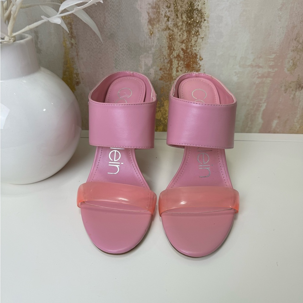 Calvin Klein pink Sandals 7.5